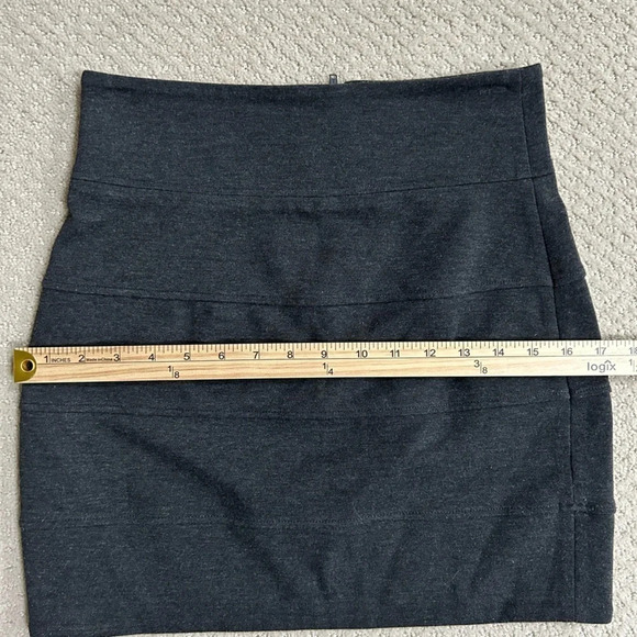 Talula | Bandage Bodycon Y2K Mini Skirt in Grey, Size 6 - Picture 5 of 6